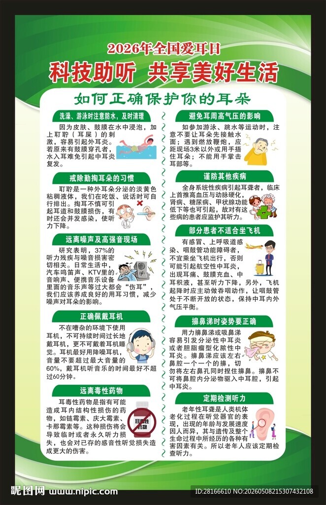全国爱鼻日海报