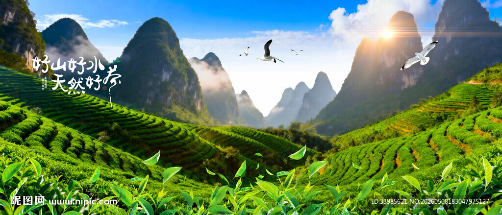 茶山桂林山水