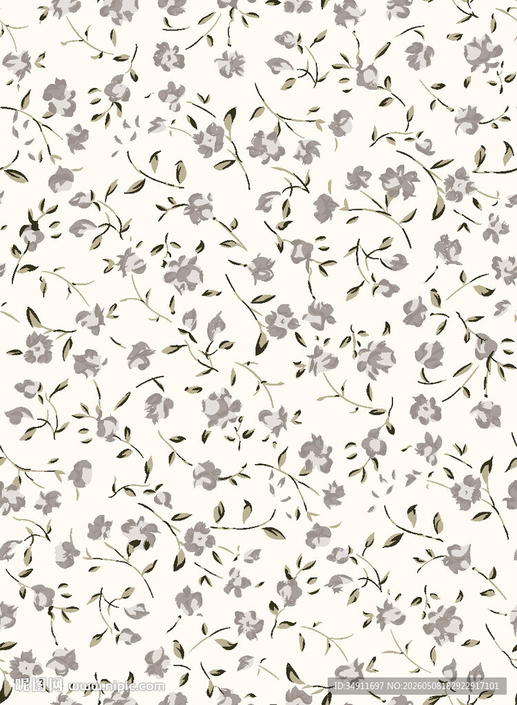 简约碎花图案背景纹理
