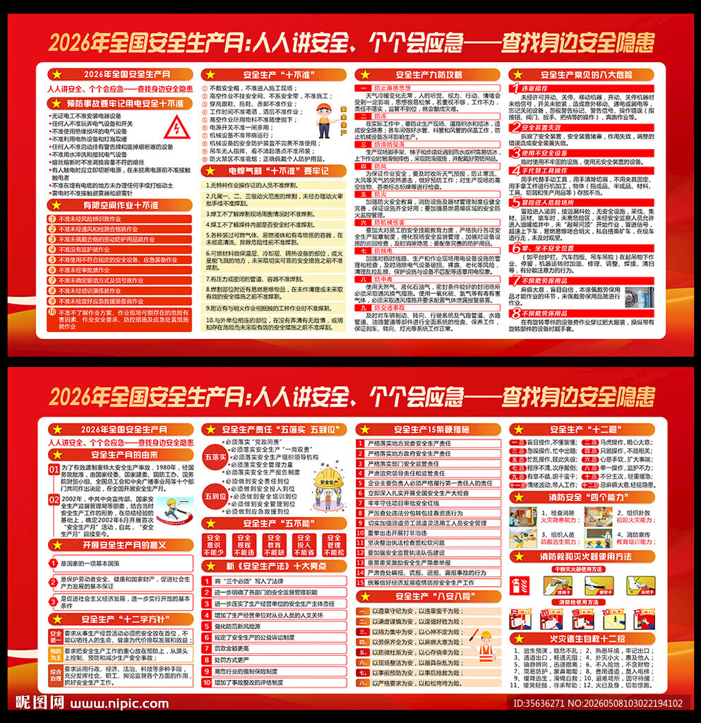 安全生产月宣传栏