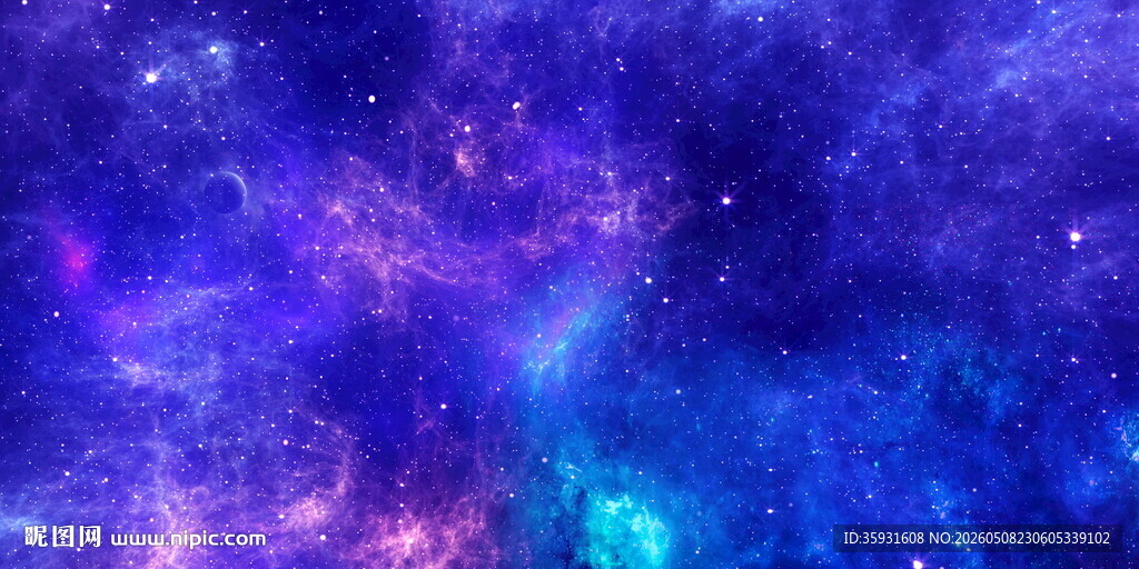 蓝色星空软膜天花灯箱