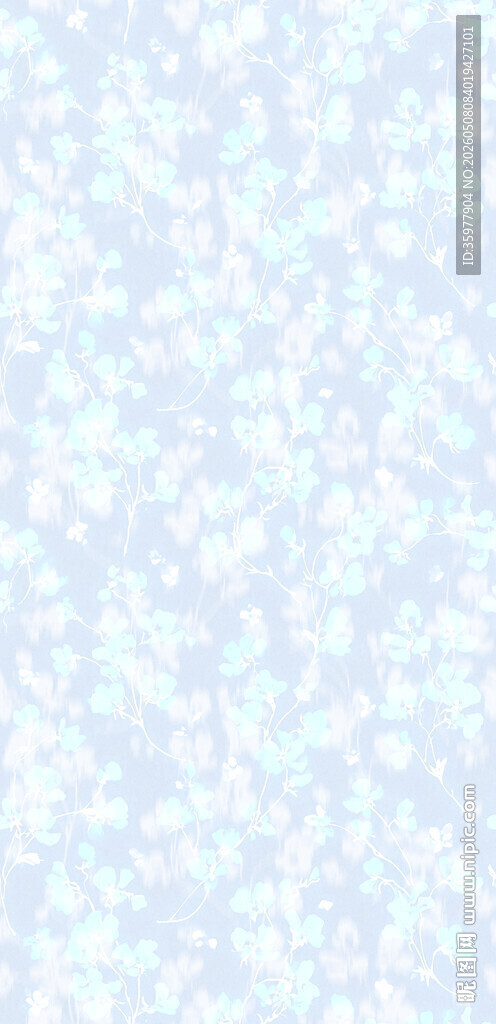 淡蓝色雪花纹理背景图