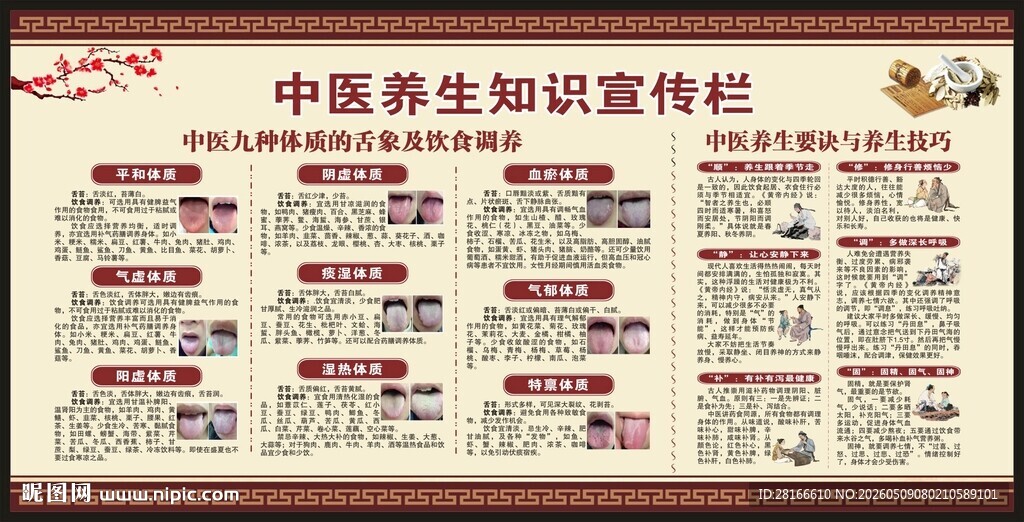 中医健康教育知识宣传栏