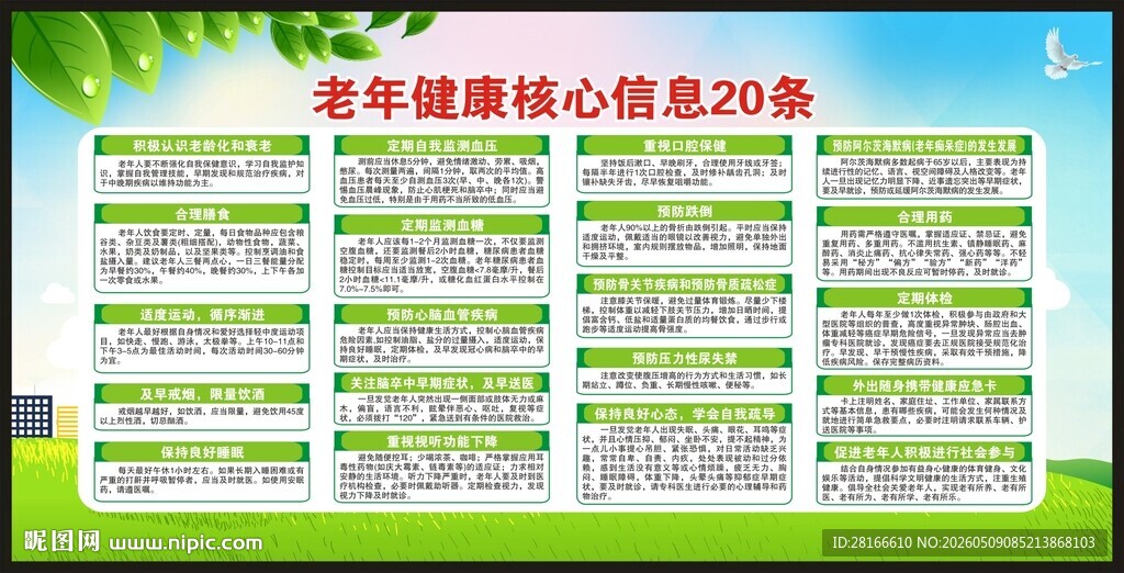 老年健康核心信息