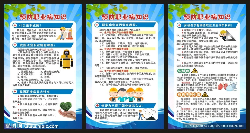 职业病防治法宣传周展板