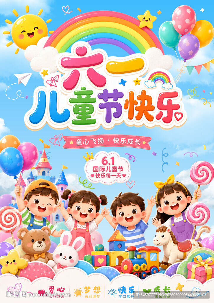 儿童节海报
