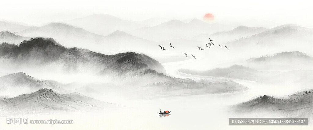 水墨画