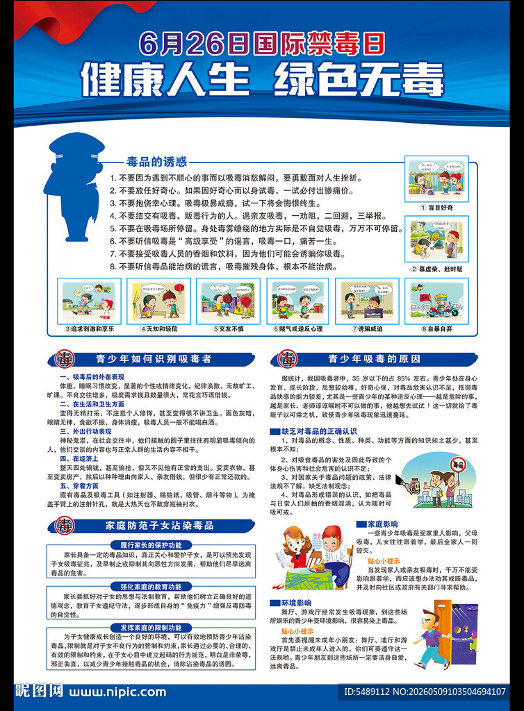 国际禁毒日海报