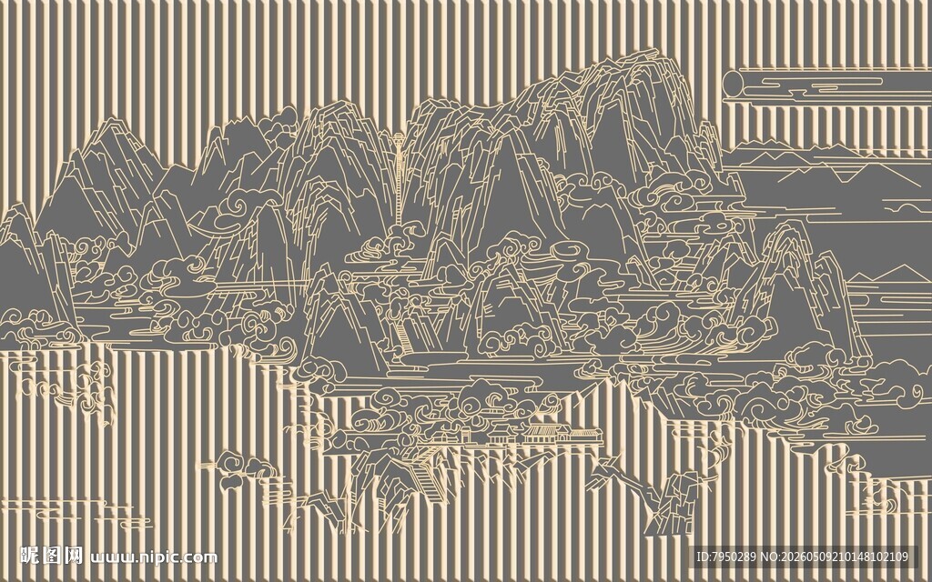 古代山水风景画作