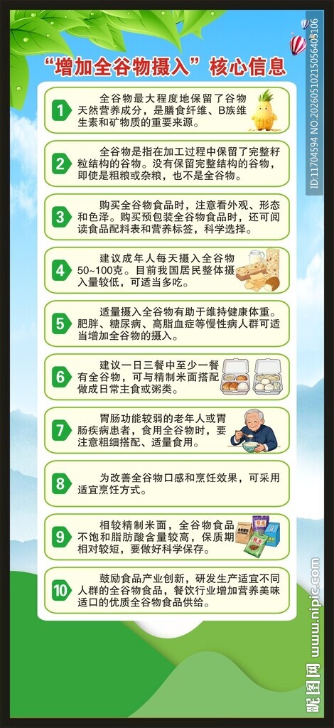 全民营养周展架