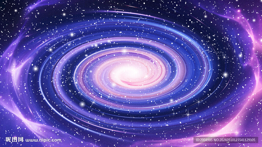 美丽旋涡星空