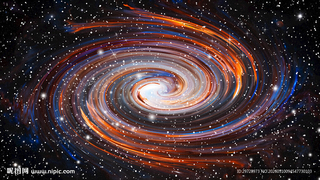 璀璨旋涡星空吊顶天花