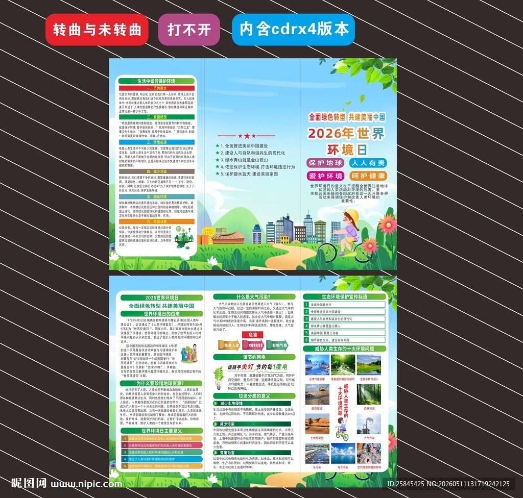 2026年世界环境日折页