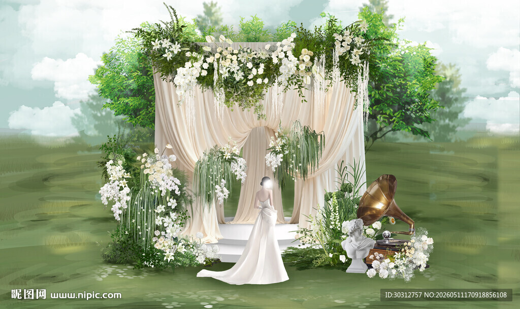 牛油果绿婚礼  