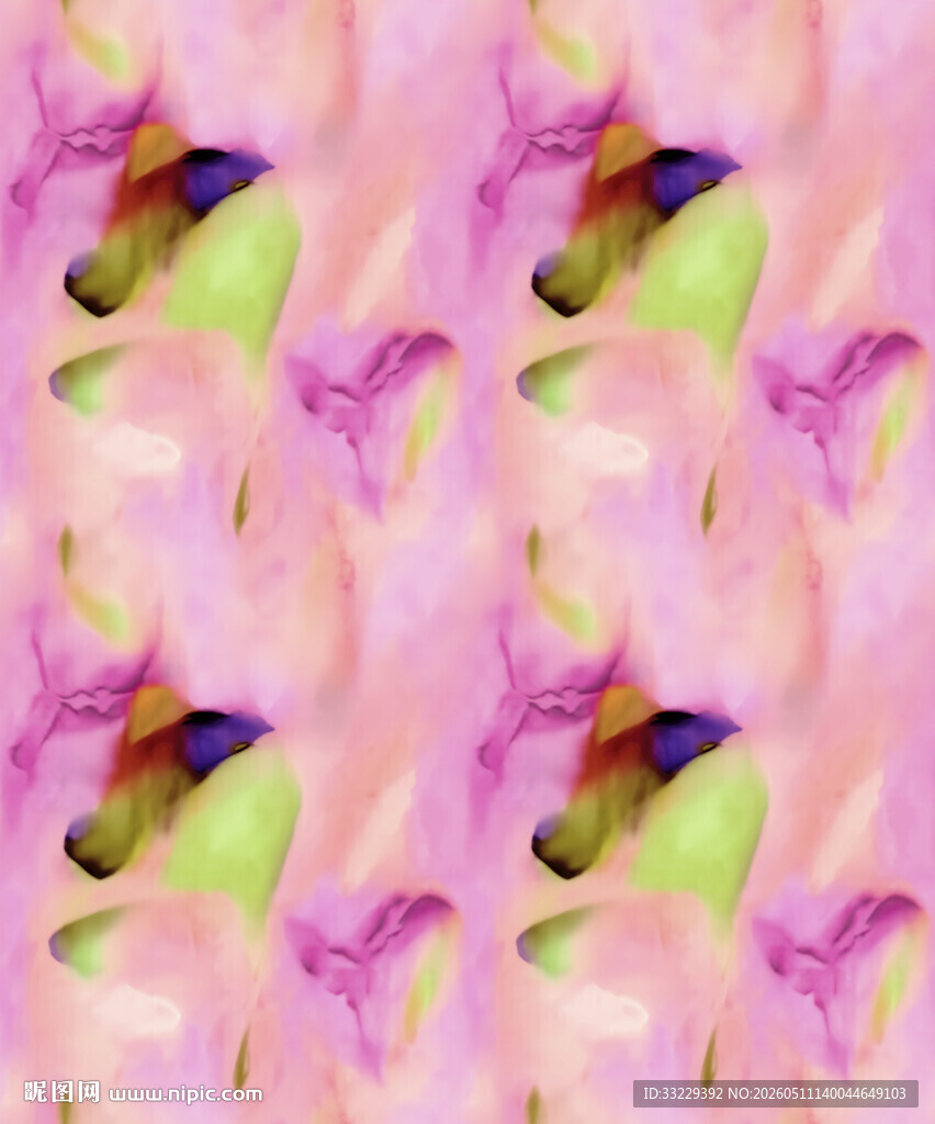 梦幻粉紫花卉图案纹理