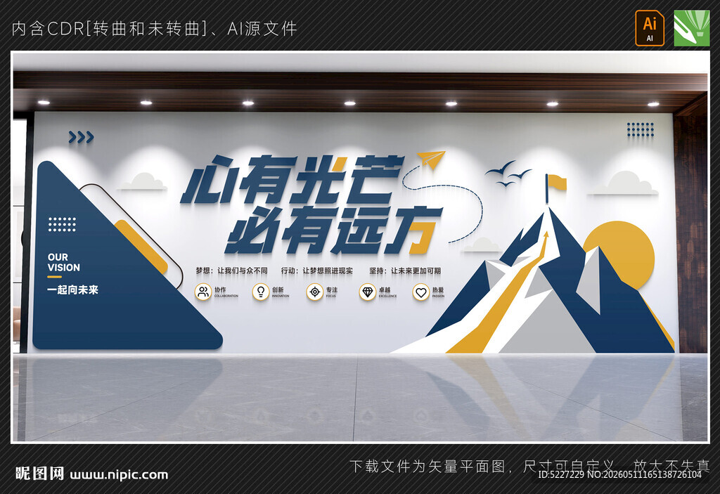 企业励志文化墙