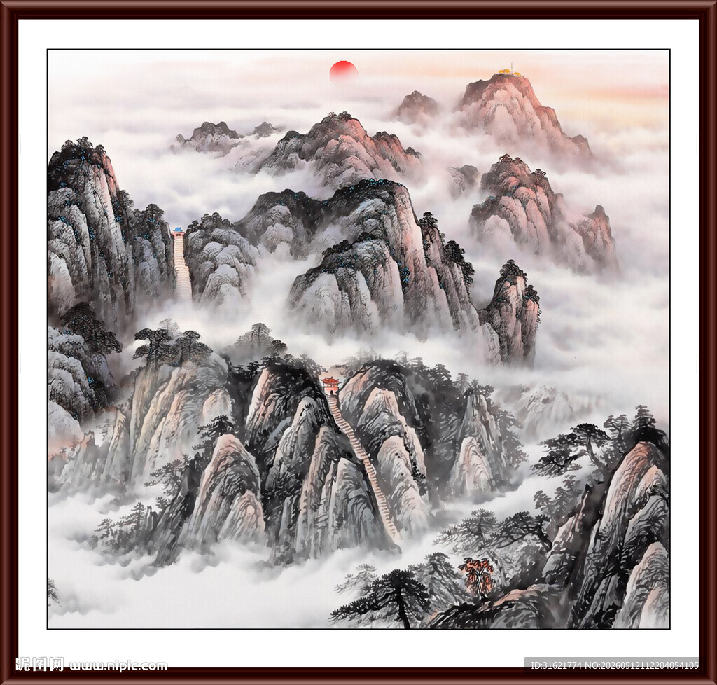 泰山会客厅壁画