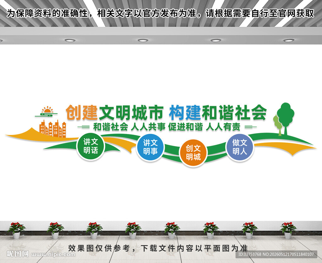 文明城市文化墙