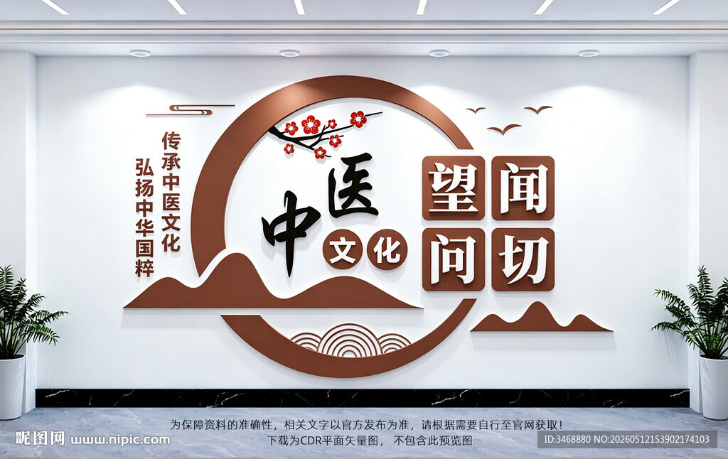 望闻问切中医文化墙