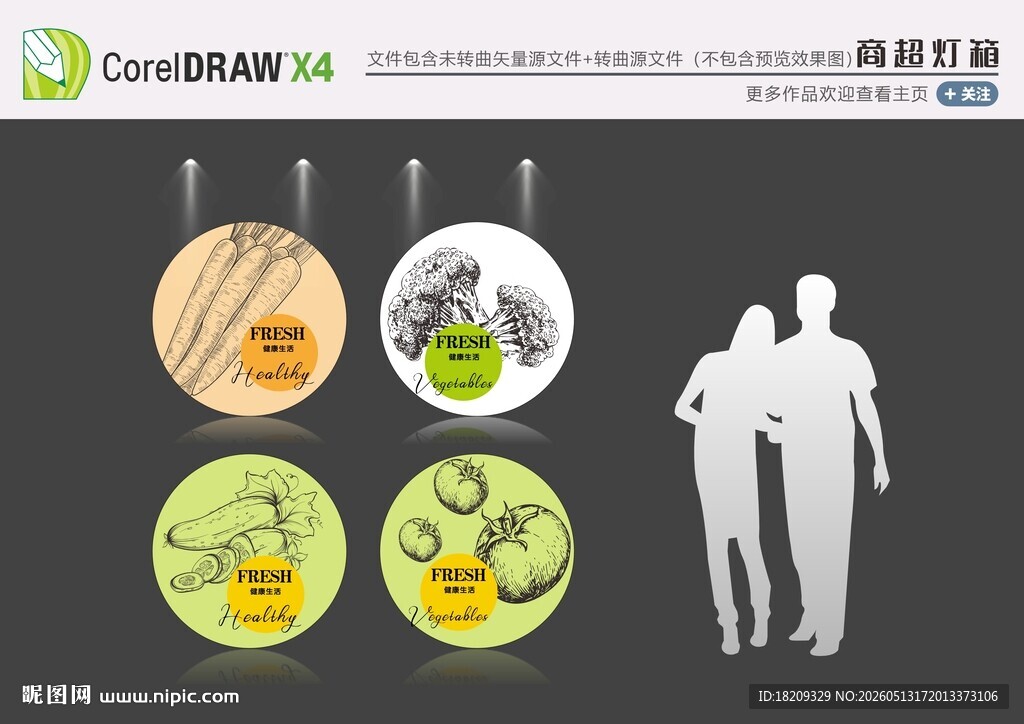 蔬菜软膜灯箱