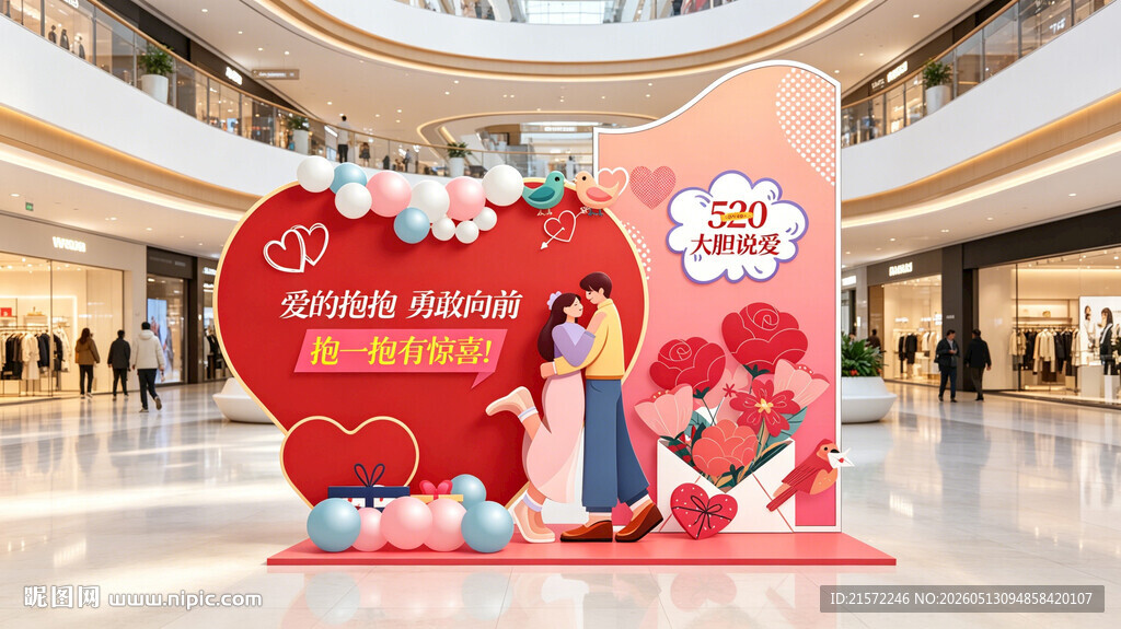520商场美陈造型