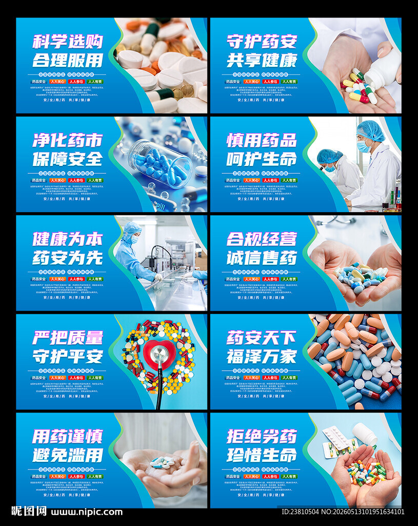 药品安全展板
