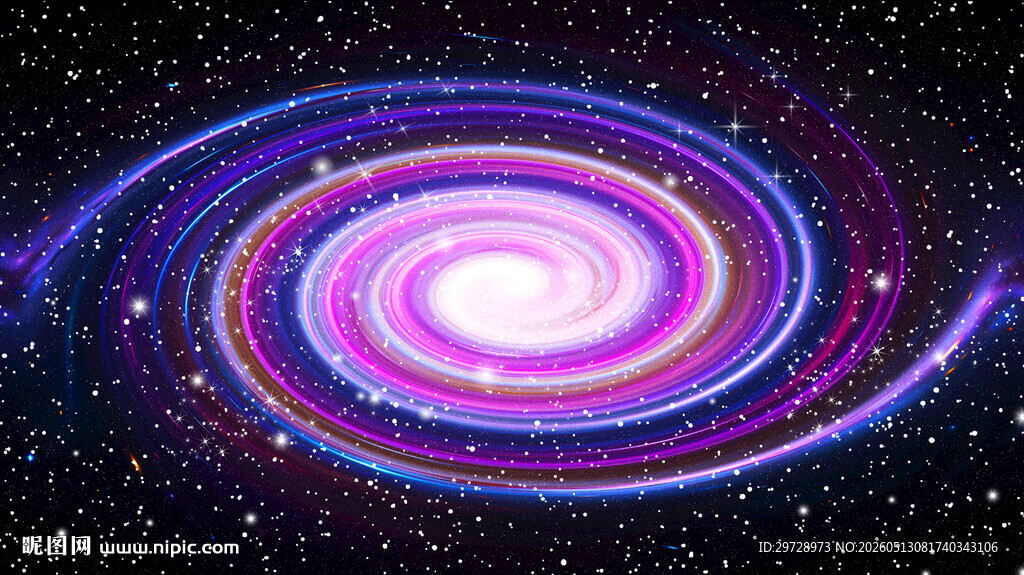 绚丽旋涡星空