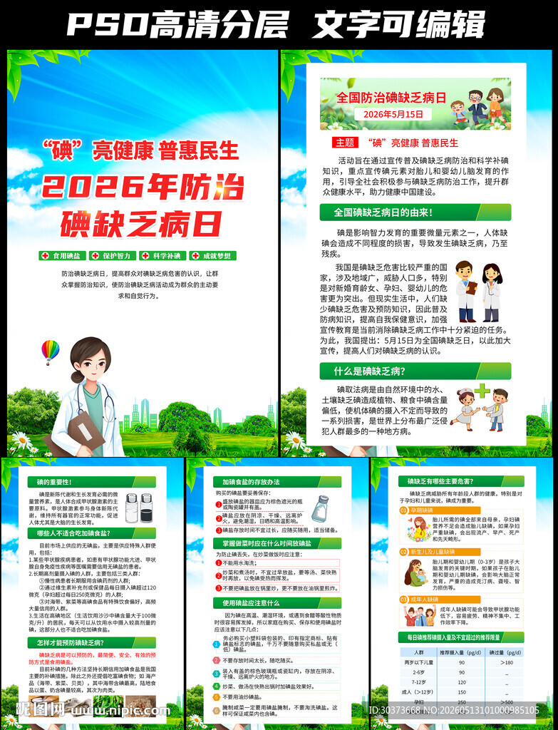 2026年防治碘缺乏病日挂图