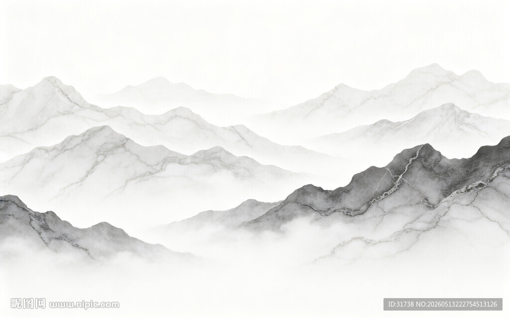 大理石山水背景墙