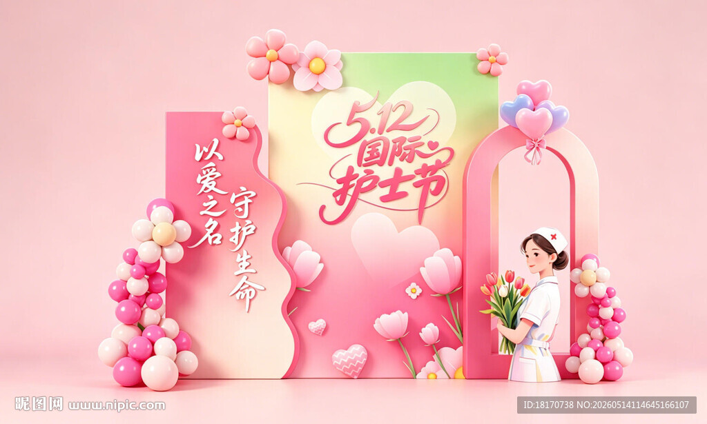 粉色梦幻场景布置