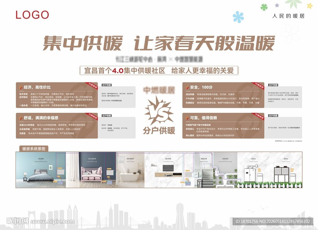 集中供暖让家充满温暖