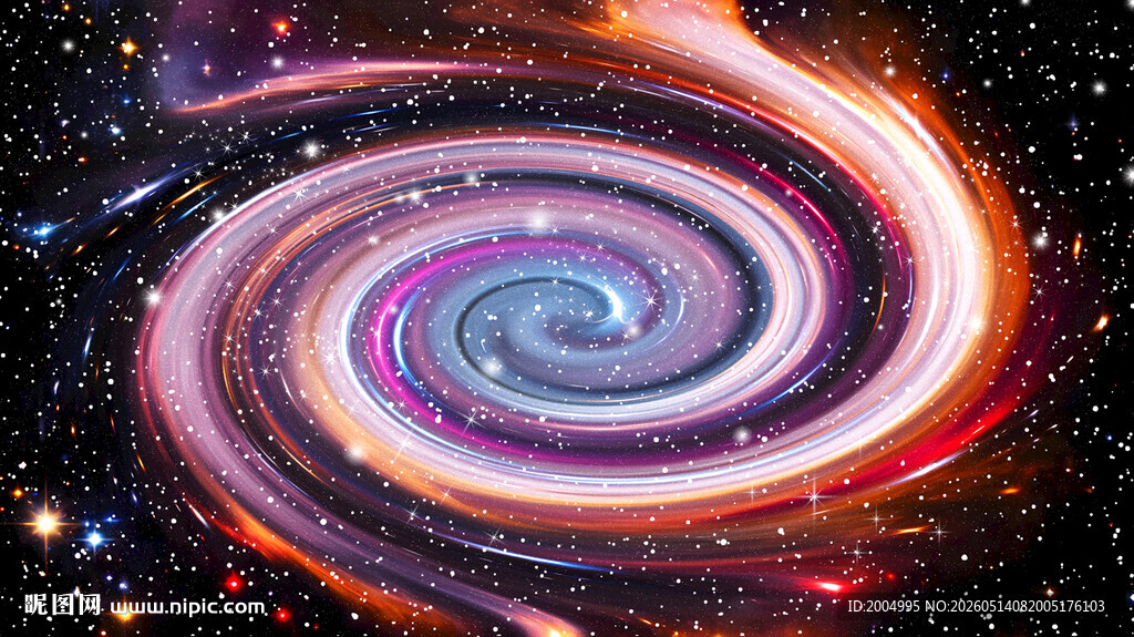 绚丽宇宙漩涡星空