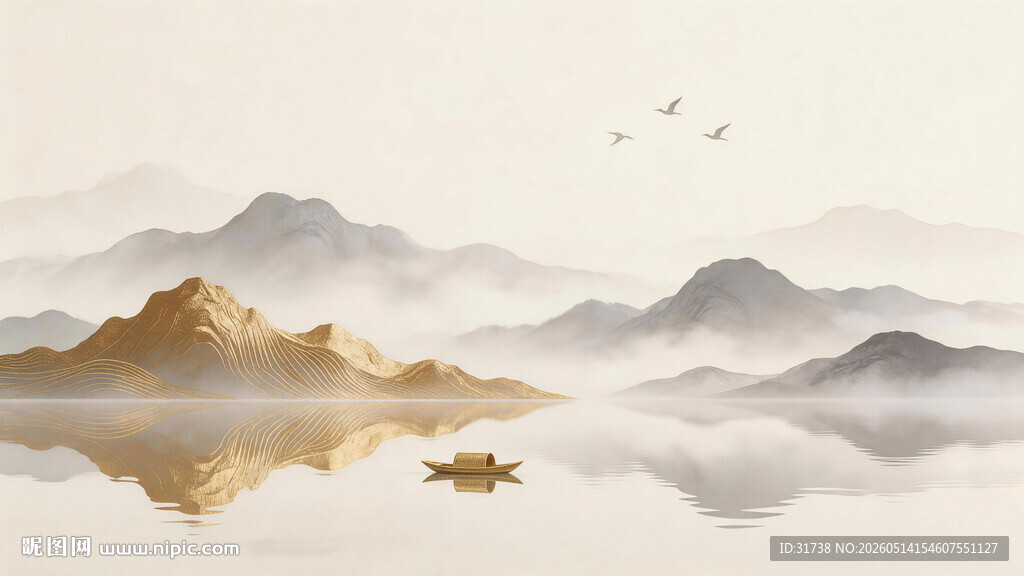 金山山水画