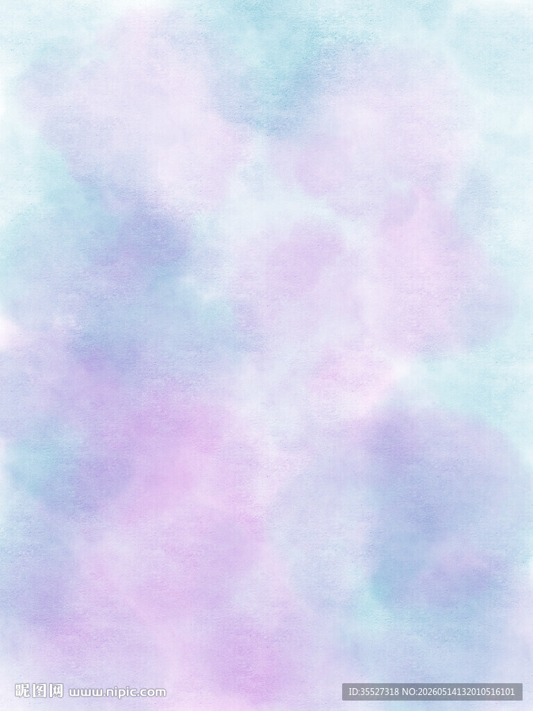 梦幻淡彩水彩背景图