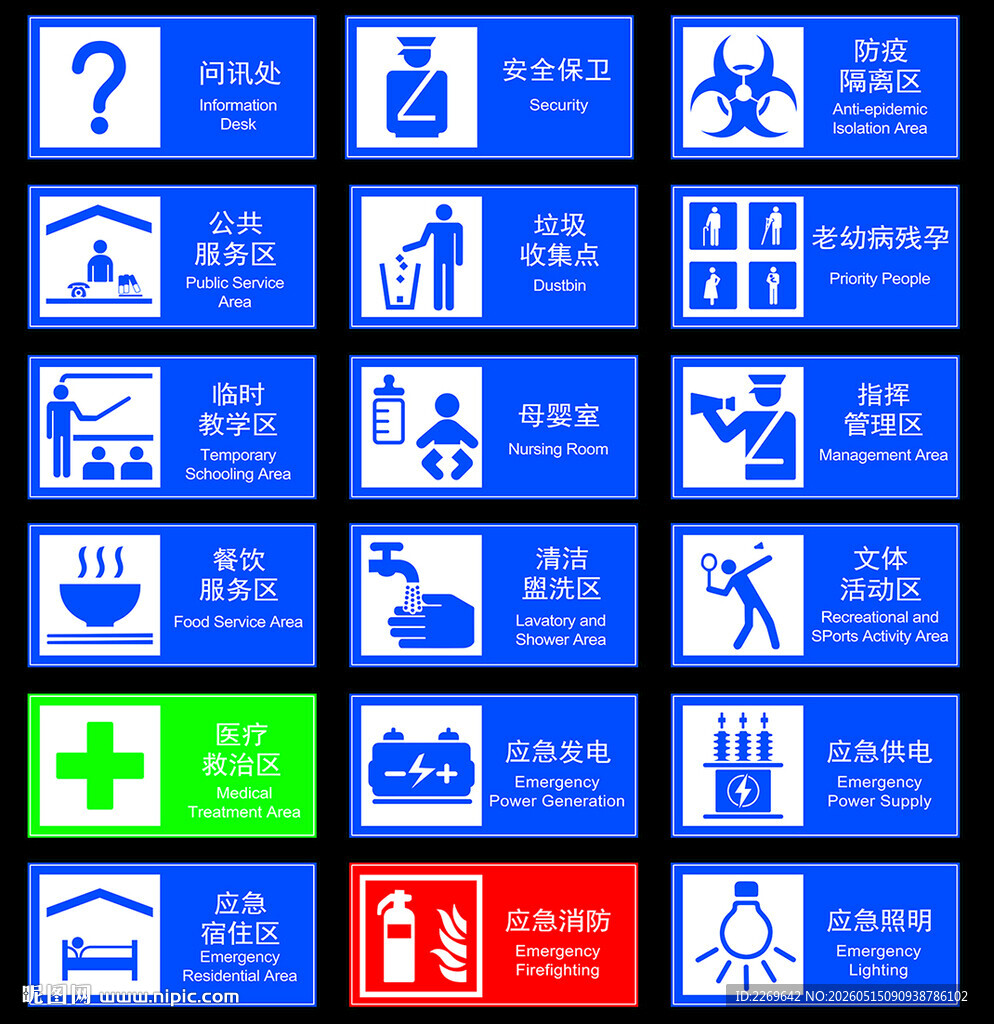 应急避难场所标识