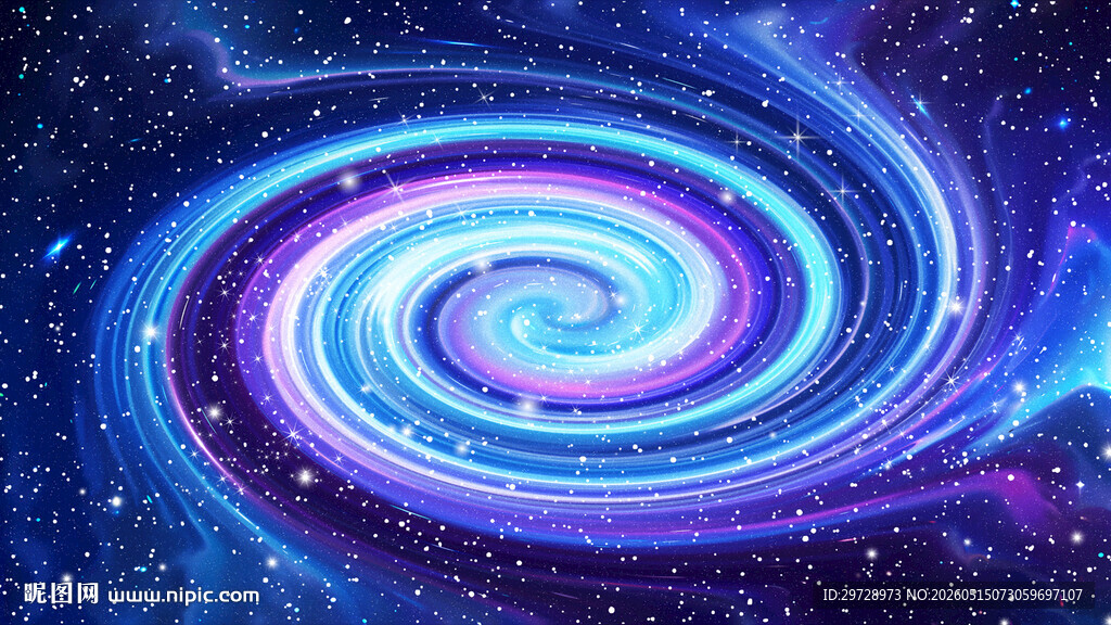 梦幻绚丽星空宇宙漩涡