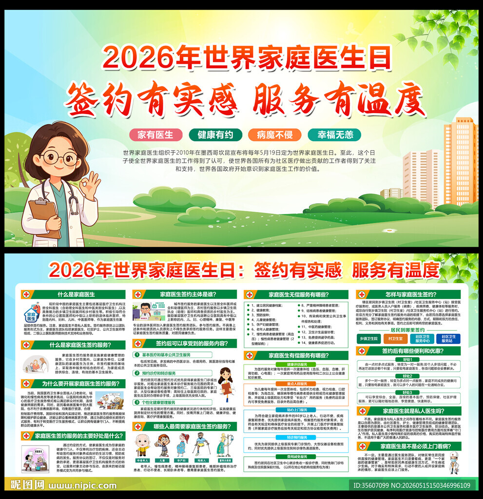 2026年世界家庭医生日展板