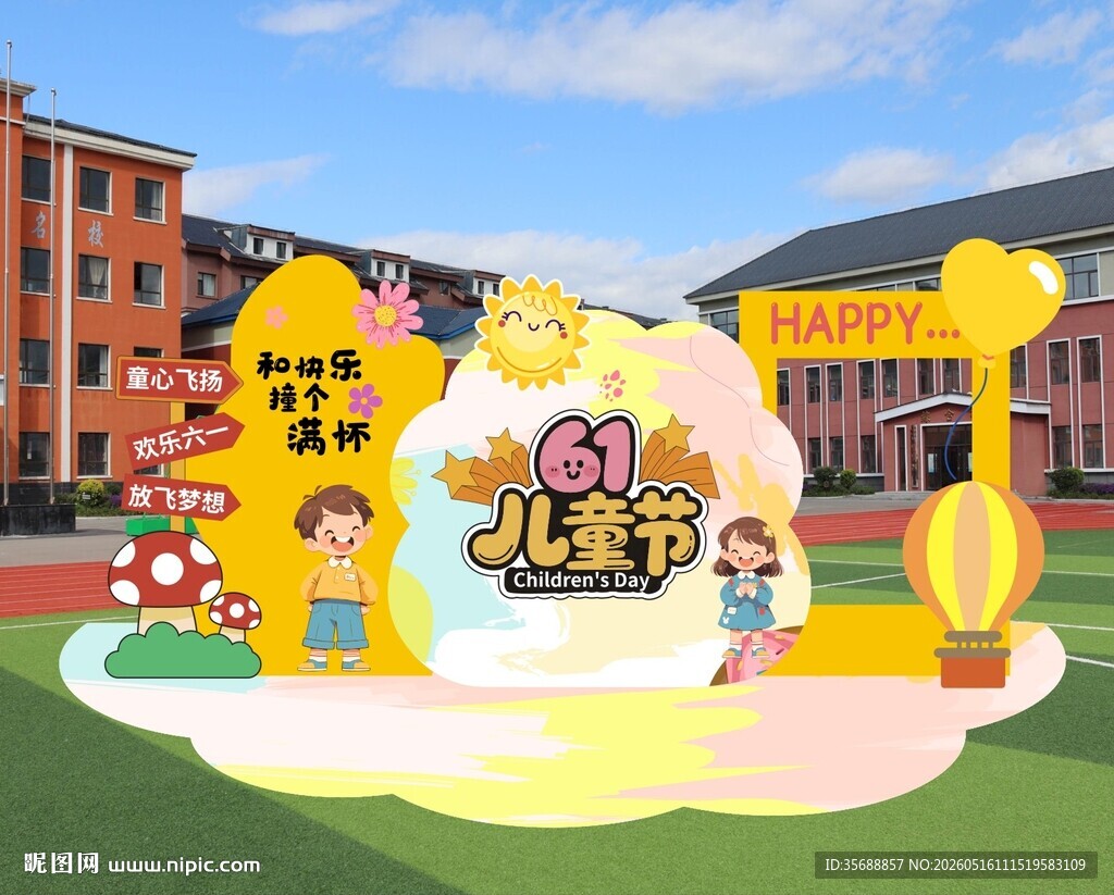 儿童节美陈