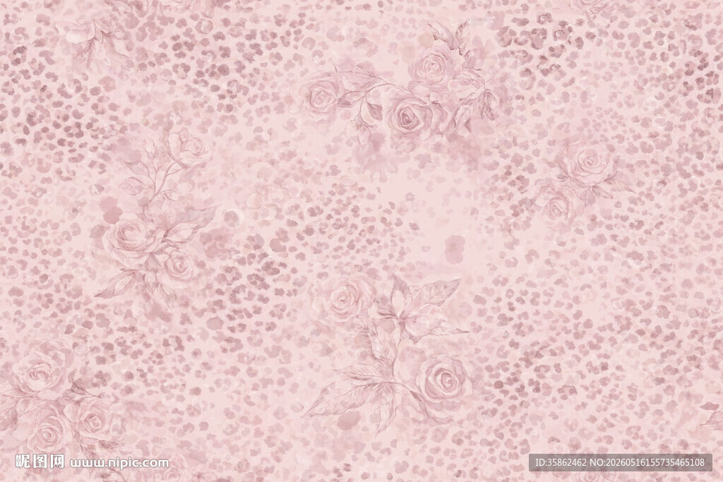 粉色豹纹花