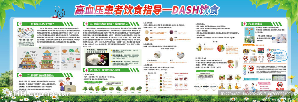高血压患者饮食管理指南DASH