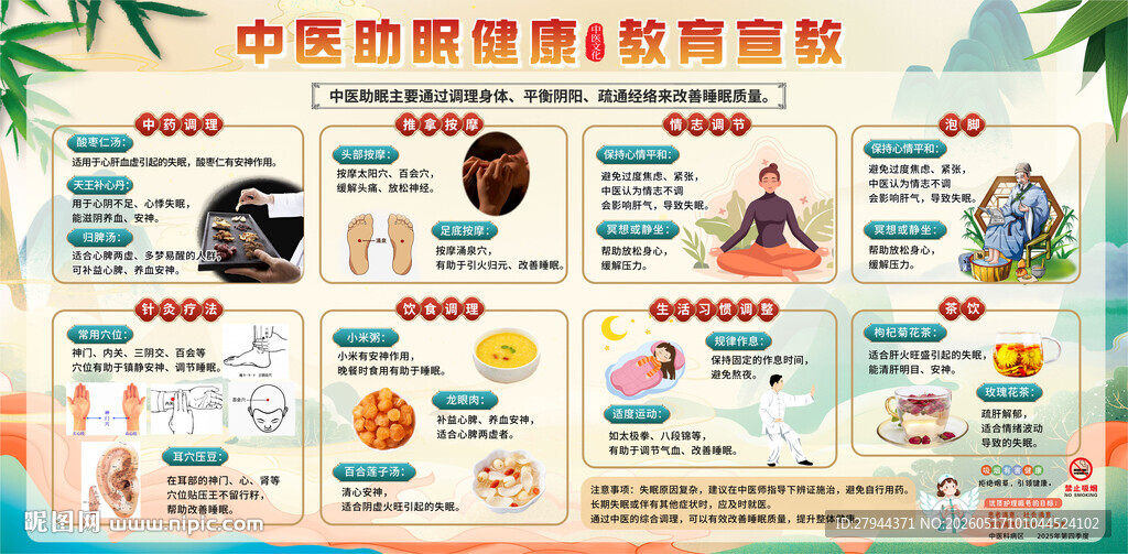 中医助眠健康知识