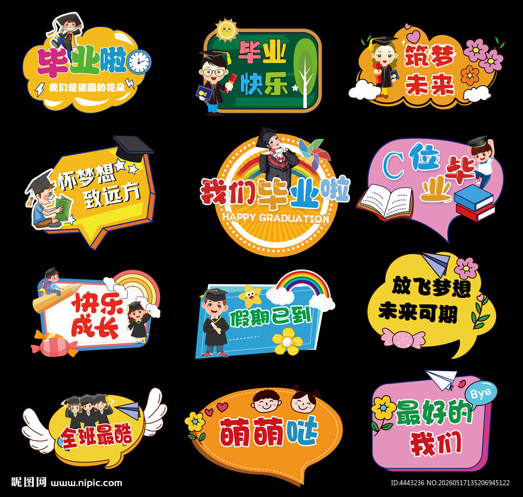 毕业手举牌