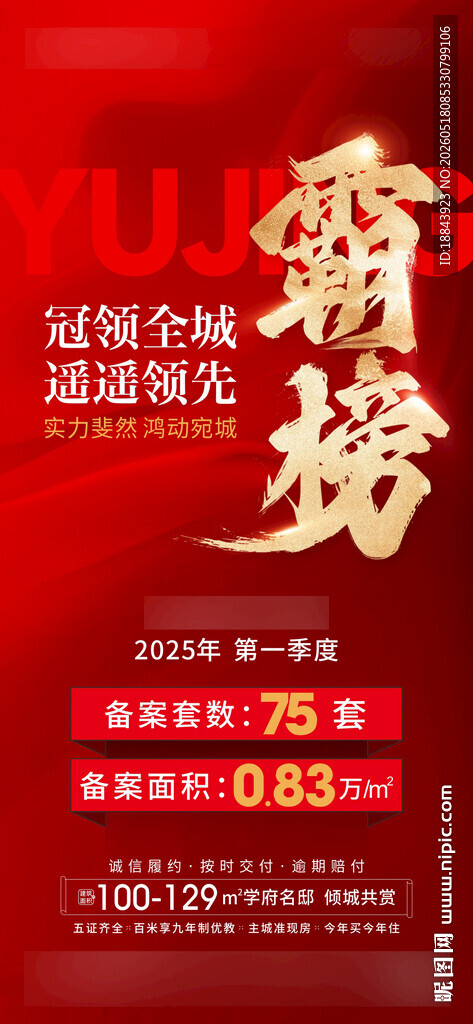 地产政策喜报海报