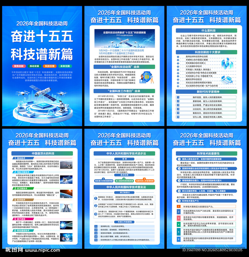 2026年全国科技活动周展板
