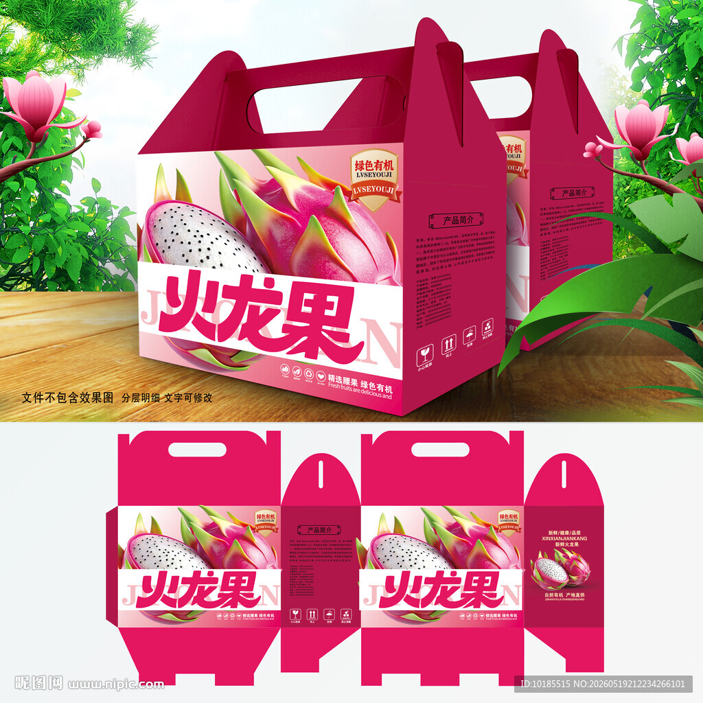 火龙果包装 水果礼盒