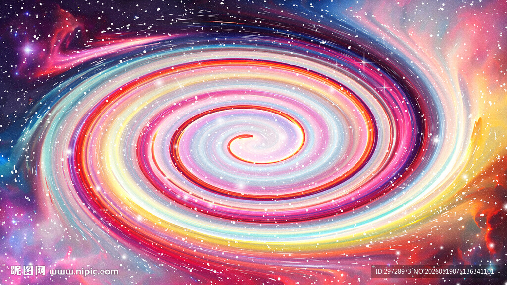 唯美梦幻旋涡宇宙星空