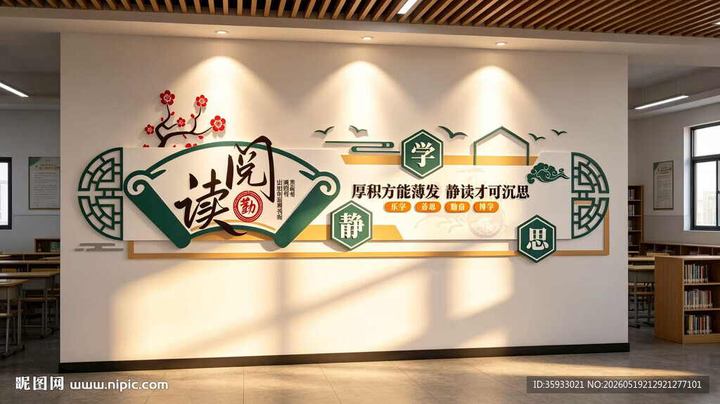阅读文化墙