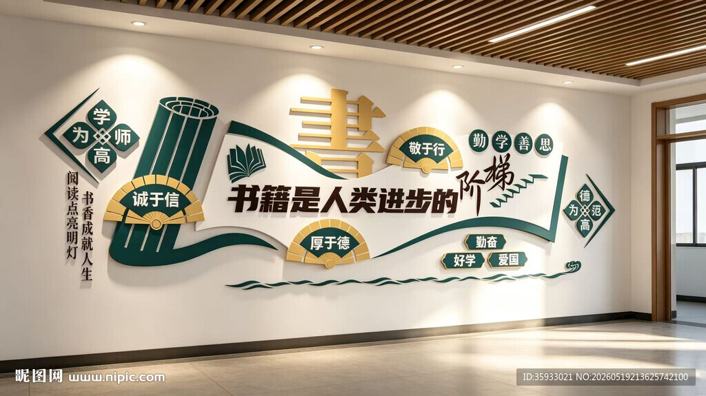 阅读文化墙