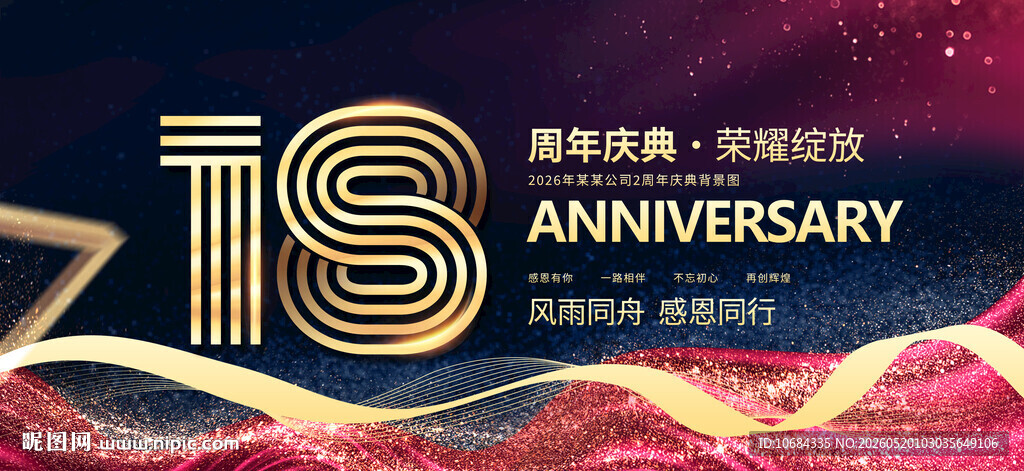 18周年