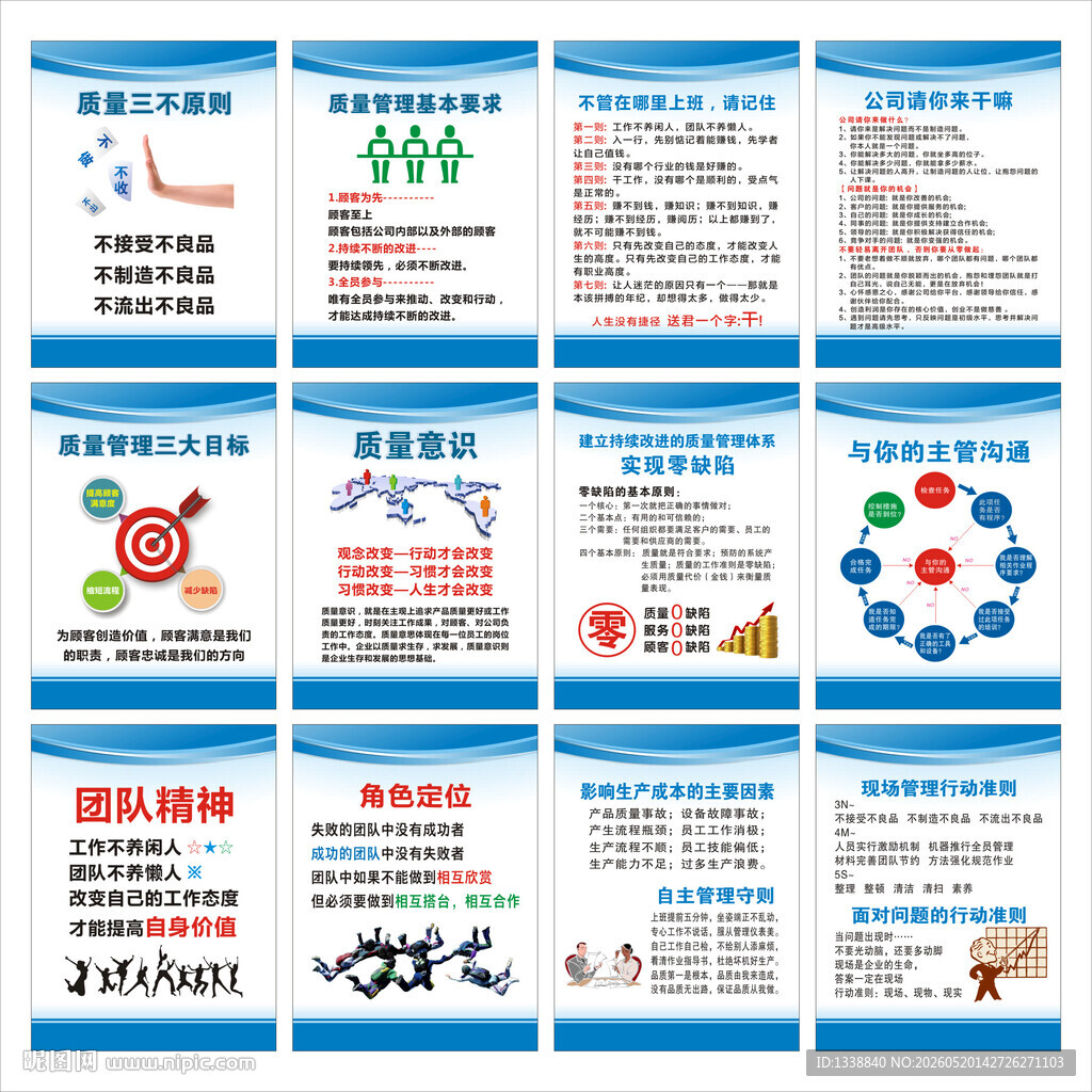 企业文化激励员工挂图